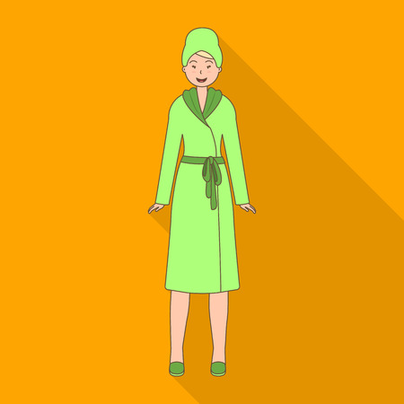 Isolated object of woman and body icon. Set of woman and style vector icon for stock.のイラスト素材