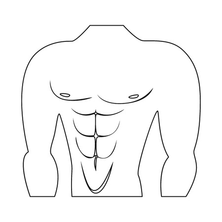 Vector design of muscle and cells sign. Collection of muscle and anatomy stock vector illustration.のイラスト素材