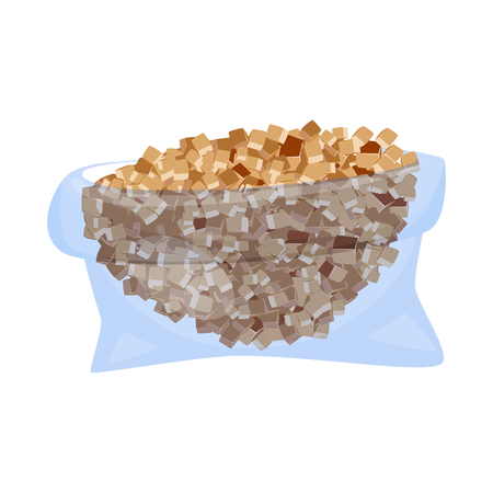 Isolated object of sugarcane and cane sign. Collection of sugarcane and field vector icon for stock.のイラスト素材