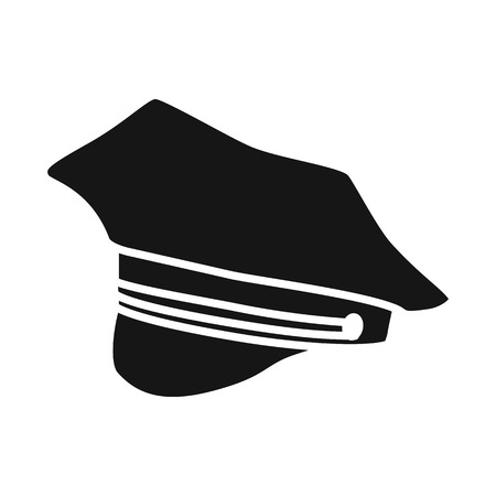 Vector illustration of headgear and napper sign. Set of headgear and helmet stock symbol for web.のイラスト素材