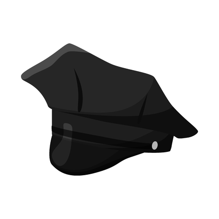 Vector illustration of headgear and napper symbol. Set of headgear and helmet stock vector illustration.のイラスト素材