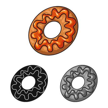 Vector illustration of confectionery and culinary logo. Set of confectionery and product stock symbol for web.のイラスト素材