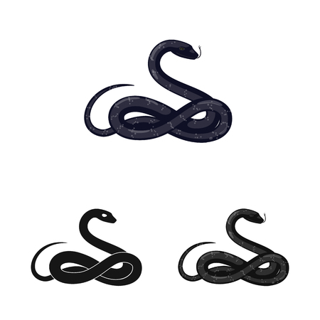 Vector design of mammal and danger icon. Collection of mammal and medicine stock vector illustration.のイラスト素材