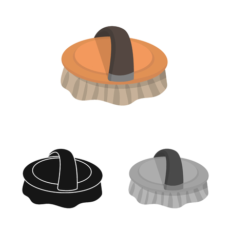 Vector illustration of equipment and riding icon. Set of equipment and competition stock vector illustration.のイラスト素材