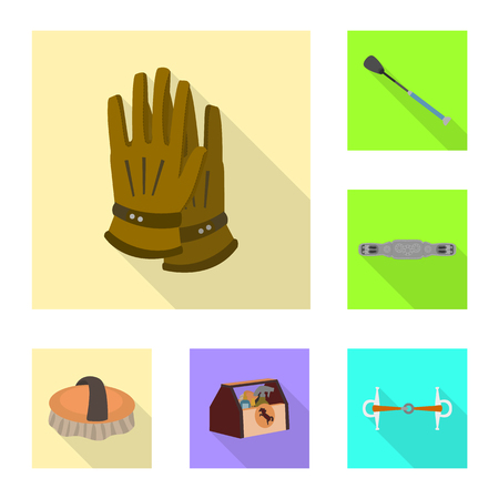 Vector design of track and racing  icon. Collection of track and riding vector icon for stock.のイラスト素材