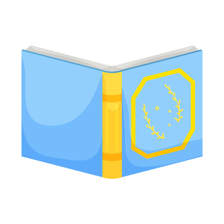 Vector illustration of book and cover symbol. Collection of book and content  stock symbol for web.のイラスト素材