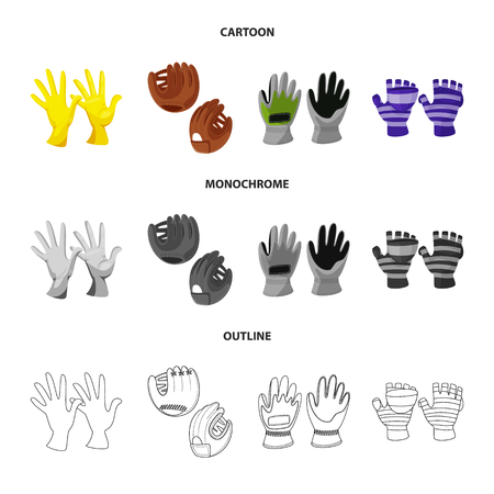 Isolated object of silhouette and safety symbol. Collection of silhouette and comfort stock symbol for web.のイラスト素材