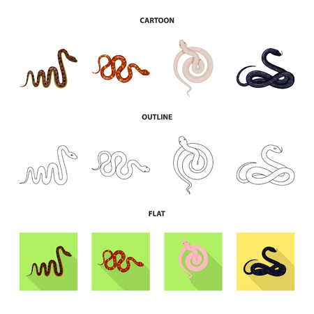 Isolated object of mammal and danger logo. Collection of mammal and medicine stock symbol for web.のイラスト素材