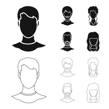 Vector illustration of professional and photo logo. Set of professional and profile vector icon for stock.のイラスト素材