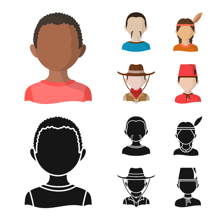 Vector design of imitator and resident icon. Collection of imitator and culture vector icon for stock.のイラスト素材