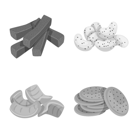 Vector design of product and menu symbol. Collection of product and bar vector icon for stock.のイラスト素材