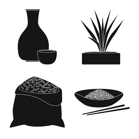 Vector illustration of diet and cooking symbol. Set of diet and organic stock vector illustration.のイラスト素材