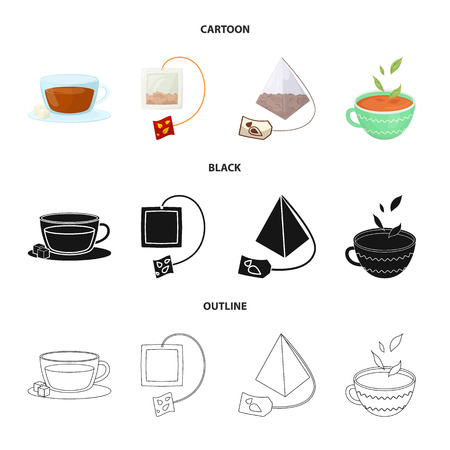 Isolated object of healthy and floral  sign. Set of healthy and gradient vector icon for stock.のイラスト素材
