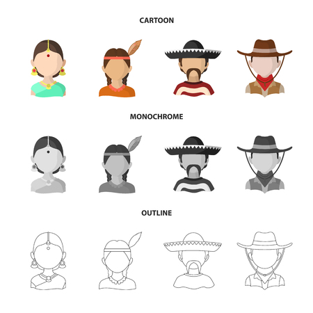 Vector illustration of imitator and resident icon. Set of imitator and culture stock vector illustration.のイラスト素材