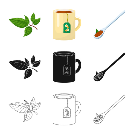 Vector illustration of healthy and floral  symbol. Set of healthy and gradient stock symbol for web.のイラスト素材