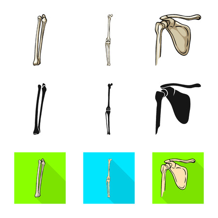 Vector design of medicine and clinic icon. Collection of medicine and medical stock vector illustration.のイラスト素材