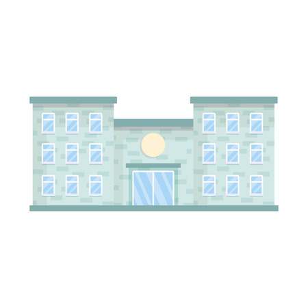 Vector design of hospital and clinic  . Set of hospital and ambulance  vector icon for stock.のイラスト素材