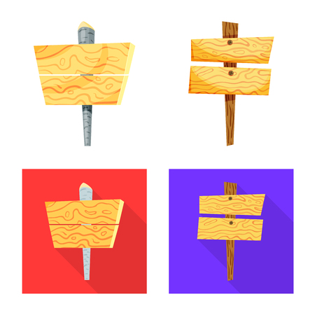 Isolated object of raw  and forest  symbol. Collection of raw  and hardwood vector icon for stock.のイラスト素材