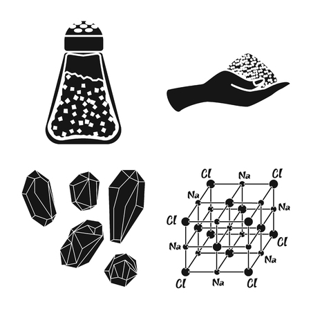 Vector design of natural and baking   symbol. Set of natural and food stock symbol for web.のイラスト素材