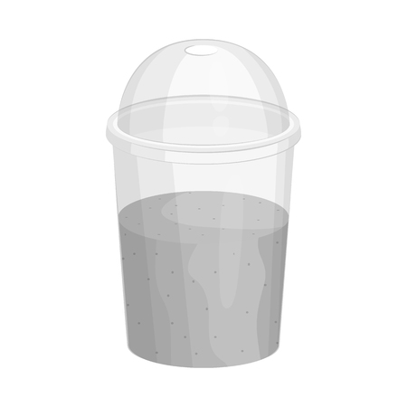 Isolated object of smoothie and seaweed icon. Set of smoothie and superfoods stock vector illustration.のイラスト素材