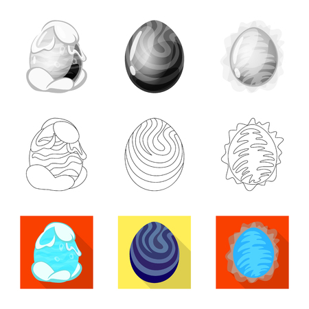 Vector illustration of animal and prehistoric logo. Collection of animal and cute  stock symbol for web.のイラスト素材