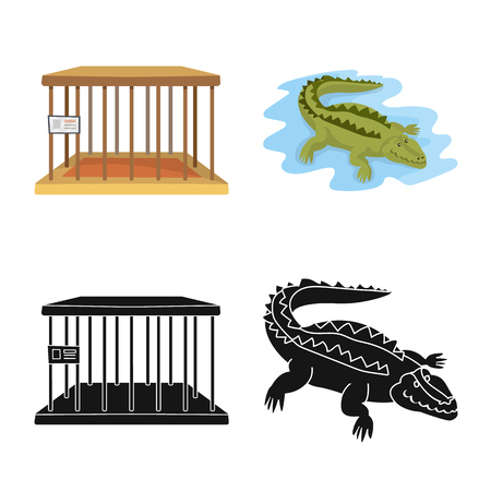 Vector illustration of nature  and fun  sign. Set of nature  and entertainment stock symbol for web.のイラスト素材