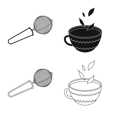 Vector design of healthy and floral  icon. Set of healthy and gradient stock symbol for web.のイラスト素材