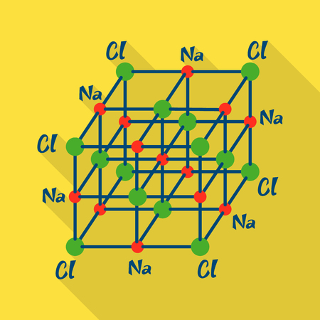 Vector design of salt  and chemical sign. Collection of salt  and seasoning stock vector illustration.のイラスト素材