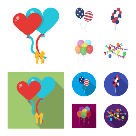 Vector design of happy and fun icon. Collection of happy and balloon stock vector illustration.のイラスト素材