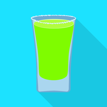 Vector illustration of glass and water  icon. Set of glass and clear stock symbol for web.のイラスト素材