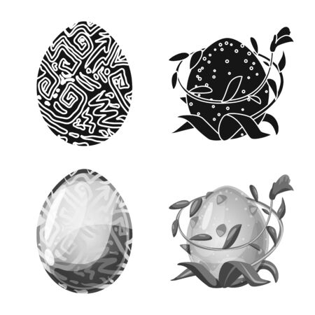 Vector design of animal and prehistoric icon. Collection of animal and cute  stock vector illustration.のイラスト素材