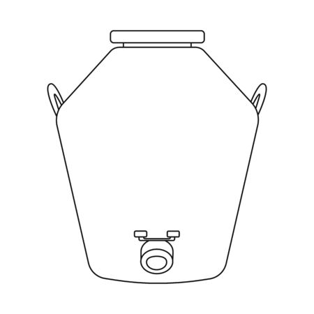 Vector design of distillery  and process logo. Collection of distillery  and industry stock symbol for web.のイラスト素材
