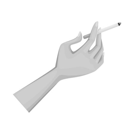 Isolated object of hand  and arm icon. Set of hand  and break  stock vector illustration.のイラスト素材