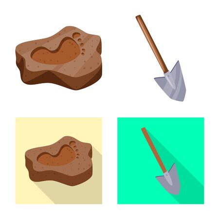 Vector design of story and items sign. Collection of story and attributes  stock symbol for web.のイラスト素材