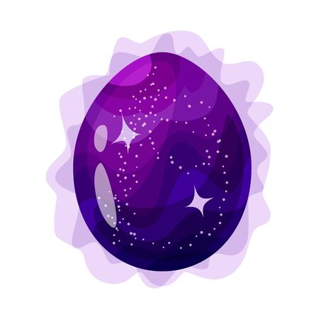 Vector design of egg and dragon symbol. Set of egg and universe stock symbol for web.のイラスト素材