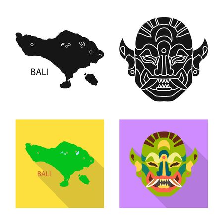 Vector illustration of and travel logo. Collection of and traditional stock symbol for web.のイラスト素材