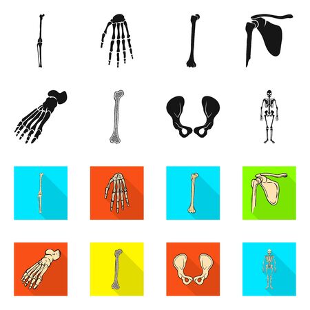 Vector design of medicine and clinic sign. Collection of medicine and medical vector icon for stock.のイラスト素材