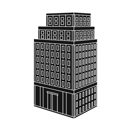 Vector illustration of bank and business icon. Collection of bank and university stock vector illustration.のイラスト素材