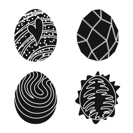 Isolated object of fantastic and cute icon. Collection of fantastic and magic stock symbol for web.のイラスト素材