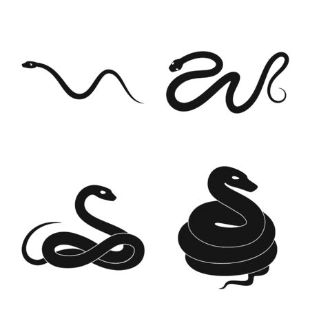 Vector design of nature and medicine icon. Set of nature and evil vector icon for stock.のイラスト素材