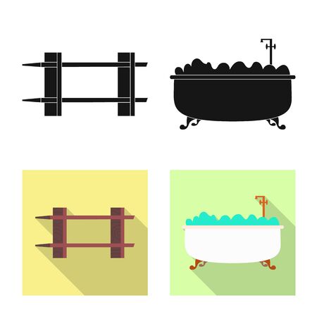 bitmap design of furniture and apartment icon. Collection of furniture and home stock bitmap illustration.の写真素材