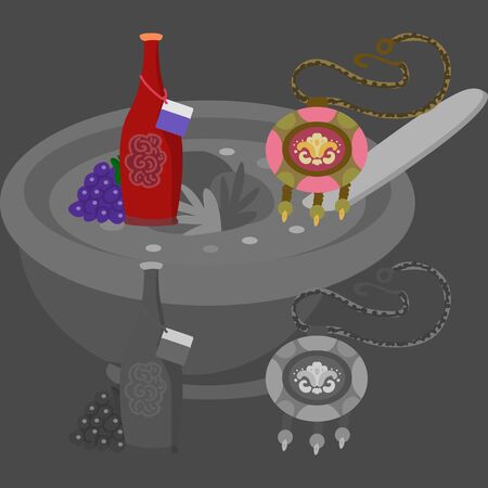 Vector design of culture and sightseeing . Set of culture and originality vector icon for stock.のイラスト素材