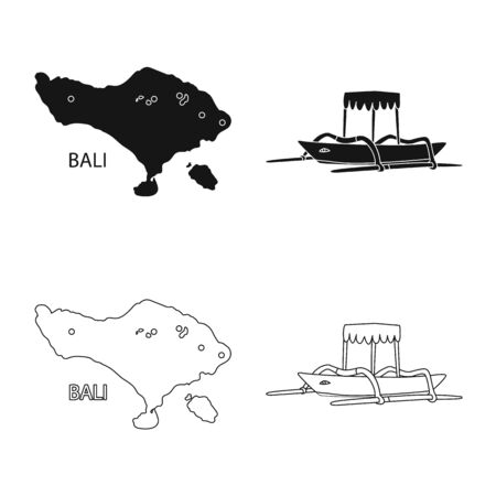 Vector illustration of and travel icon. Set of and traditional vector icon for stock.のイラスト素材