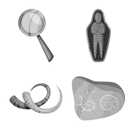 Isolated object of story and discovery symbol. Collection of story and items vector icon for stock.のイラスト素材