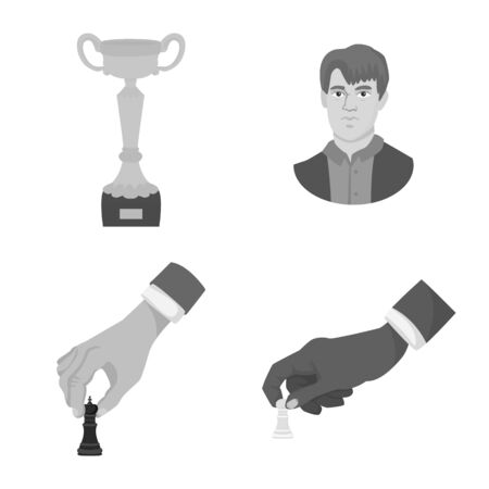 Vector design of tactical and play icon. Collection of tactical and thin stock vector illustration.のイラスト素材