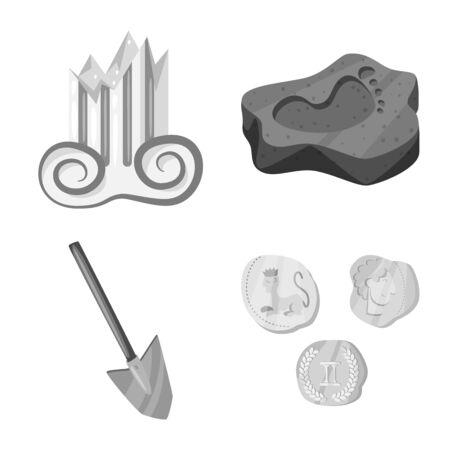 Vector design of story and discovery symbol. Set of story and items vector icon for stock.のイラスト素材