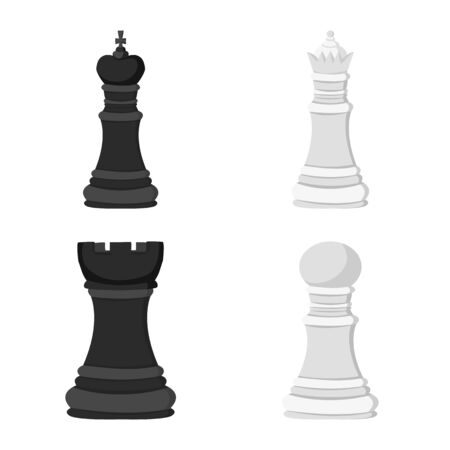 Vector illustration of tactical and play sign. Set of tactical and thin vector icon for stock.のイラスト素材