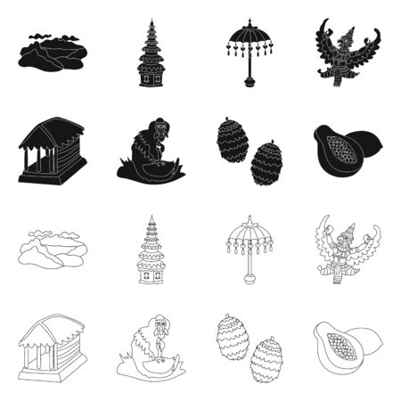 Isolated object of and travel sign. Set of and traditional stock symbol for web.のイラスト素材