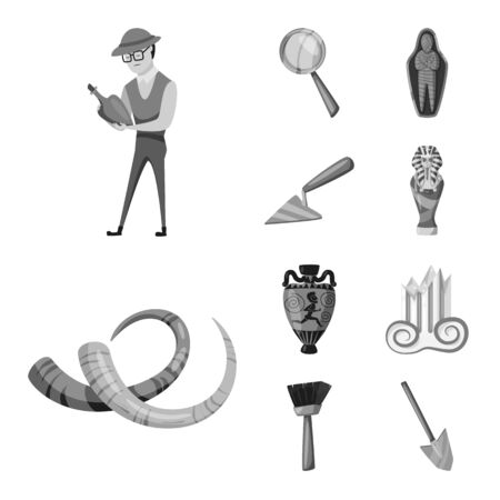 Vector design of story and discovery sign. Collection of story and items stock symbol for web.のイラスト素材