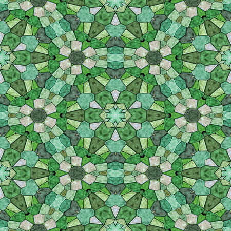 Glass mosaic kaleidoscopic seamless generated hires texture